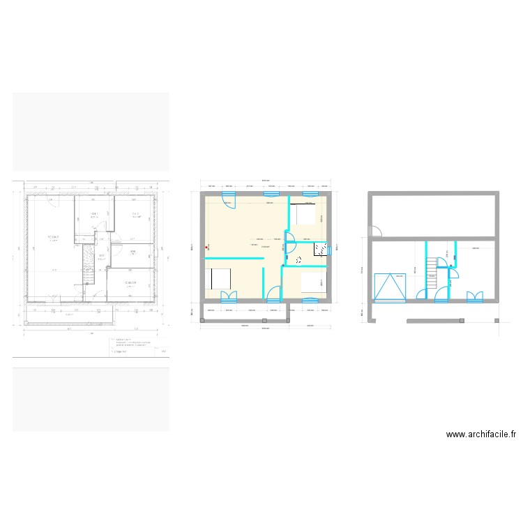 Pied de la Chèvre 2A. Plan de 1 pièce et 75 m2