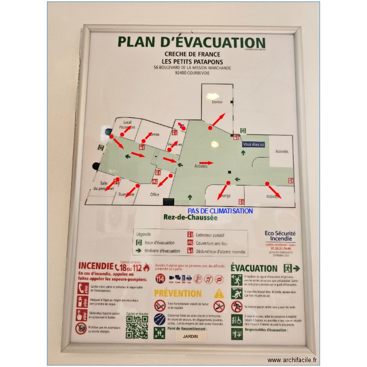 RDC CRECHE MARCHAND. Plan de 0 pièce et 0 m2