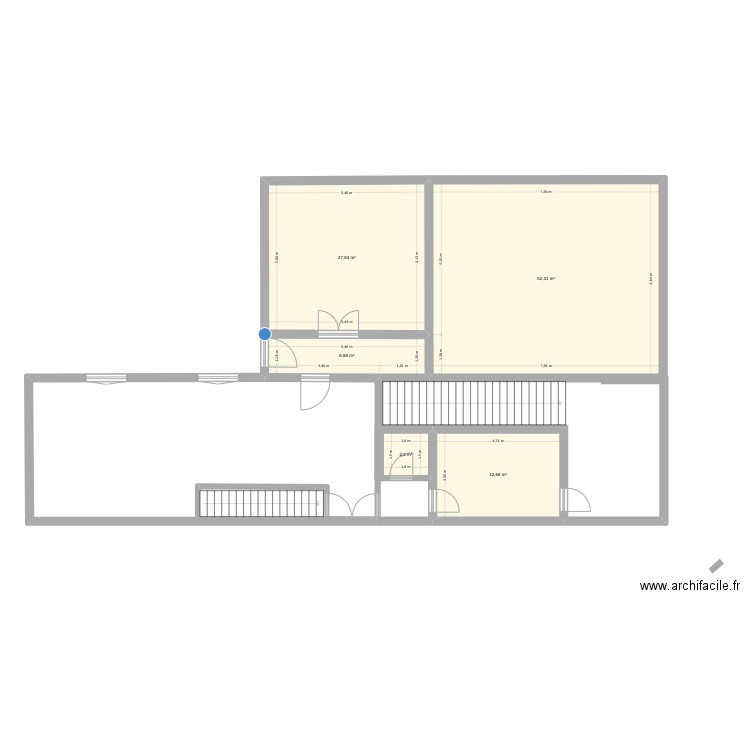 boussieu. Plan de 5 pièces et 102 m2