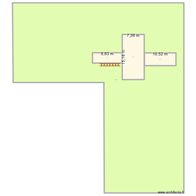 Plan terrain 2.0. Plan de 4 pièces et -1530 m2