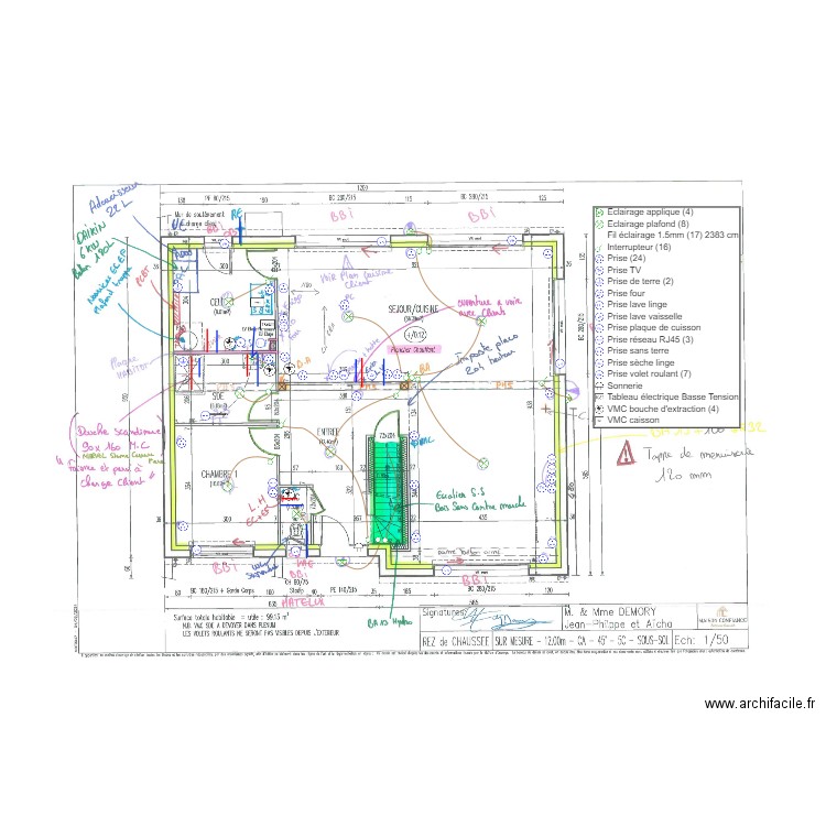 DEMORY RDC. Plan de 0 pièce et 0 m2