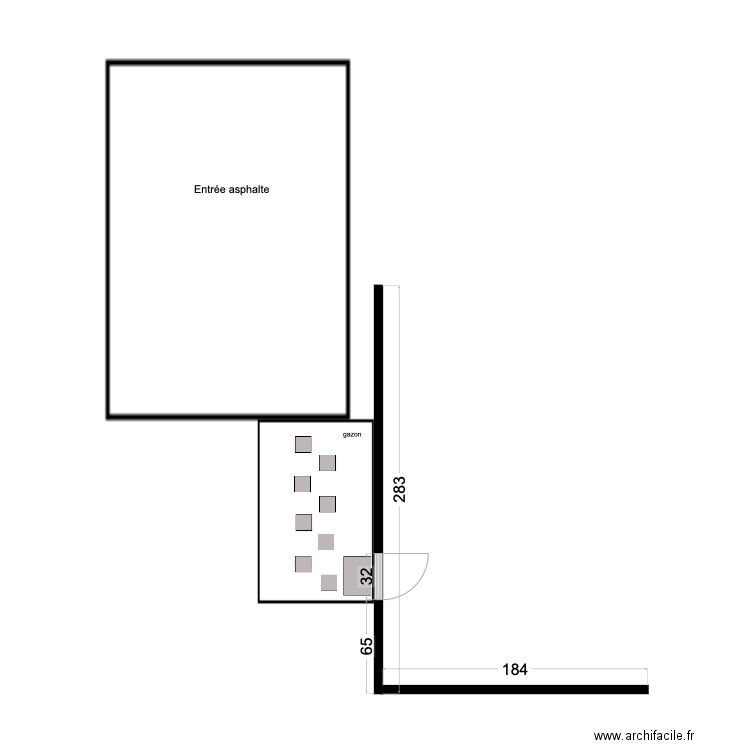 Entrée avant. Plan de 0 pièce et 0 m2