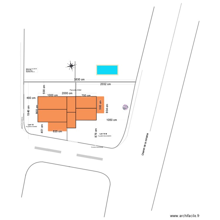 biot v4. Plan de 6 pièces et 201 m2