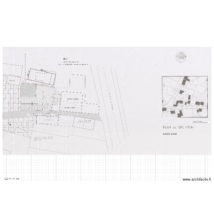 Plan occupation parcelle urbanisme 2. Plan de 0 pièce et 0 m2