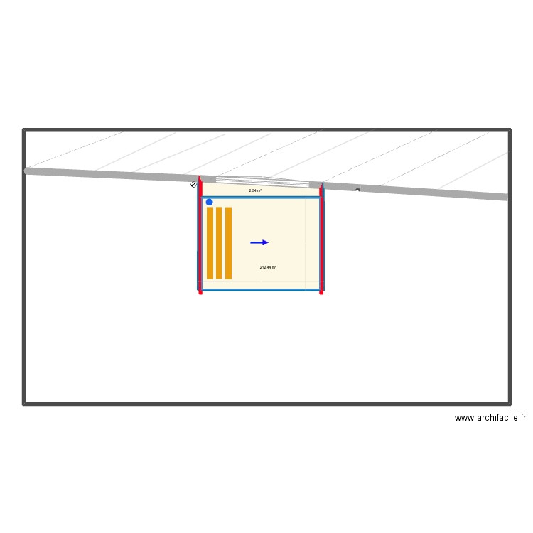 Dos santos 1 ANDAR. Plan de 3 pièces et 260 m2