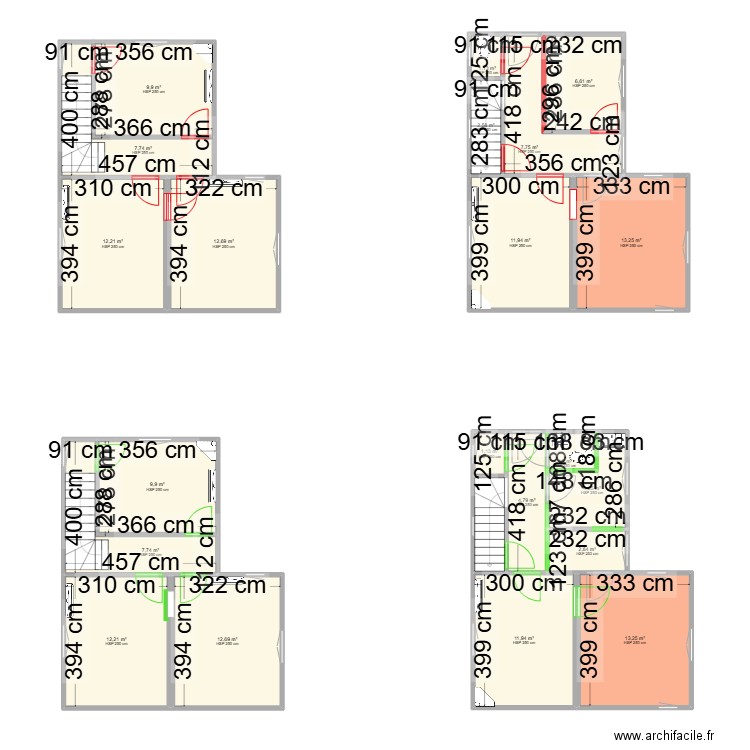 VNF Damery. Plan de 22 pièces et 171 m2