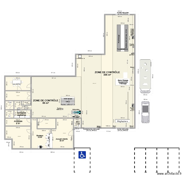 Etude CCT mixte VL /Cat.L M. CORBLIN v3. Plan de 13 pièces et 430 m2