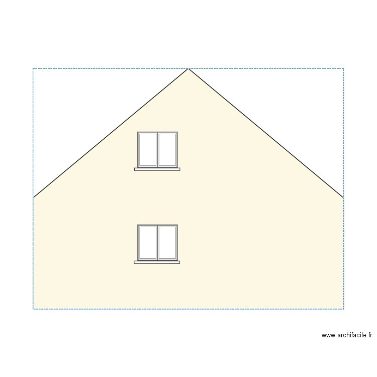 facade arriere cuisine. Plan de 0 pièce et 0 m2