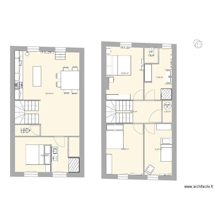 Fitou 01-09-2024. Plan de 10 pièces et 101 m2