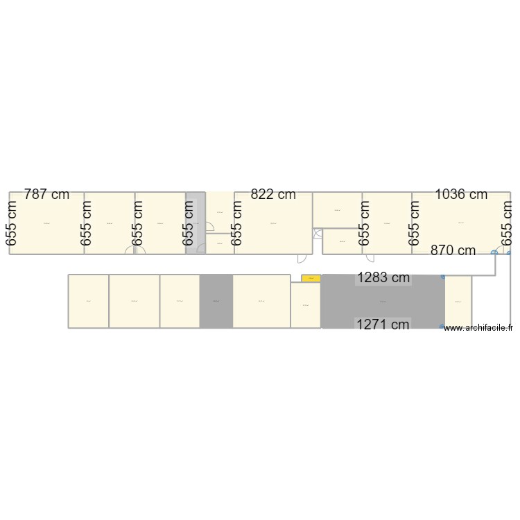 DEMENAGEMENT AVEC MOBILIER. Plan de 20 pièces et 577 m2