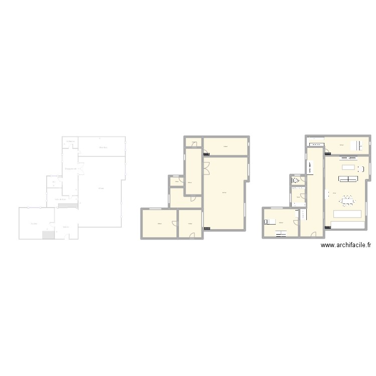 Appart Asnières - actuel. Plan de 12 pièces et 380 m2