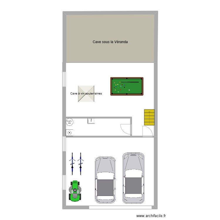 DOM_E0. Plan de 1 pièce et 27 m2