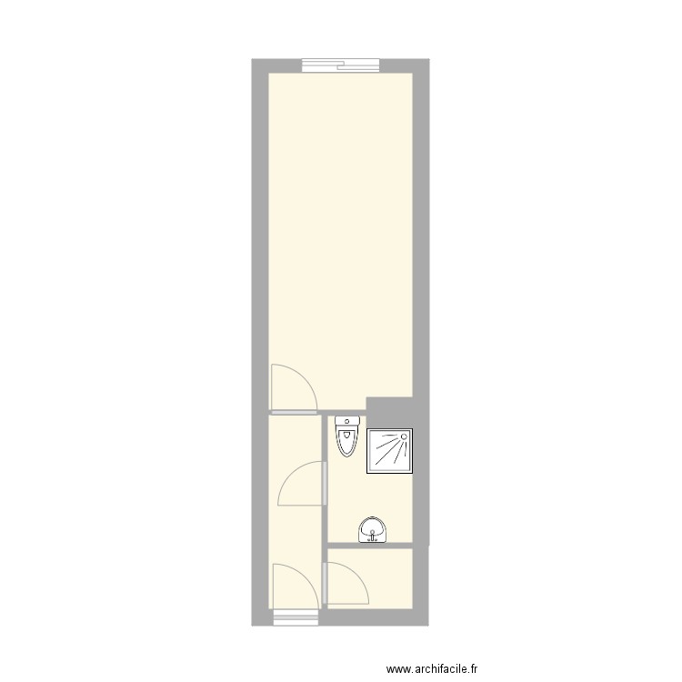 115 117 philippe Auguste. Plan de 4 pièces et 18 m2