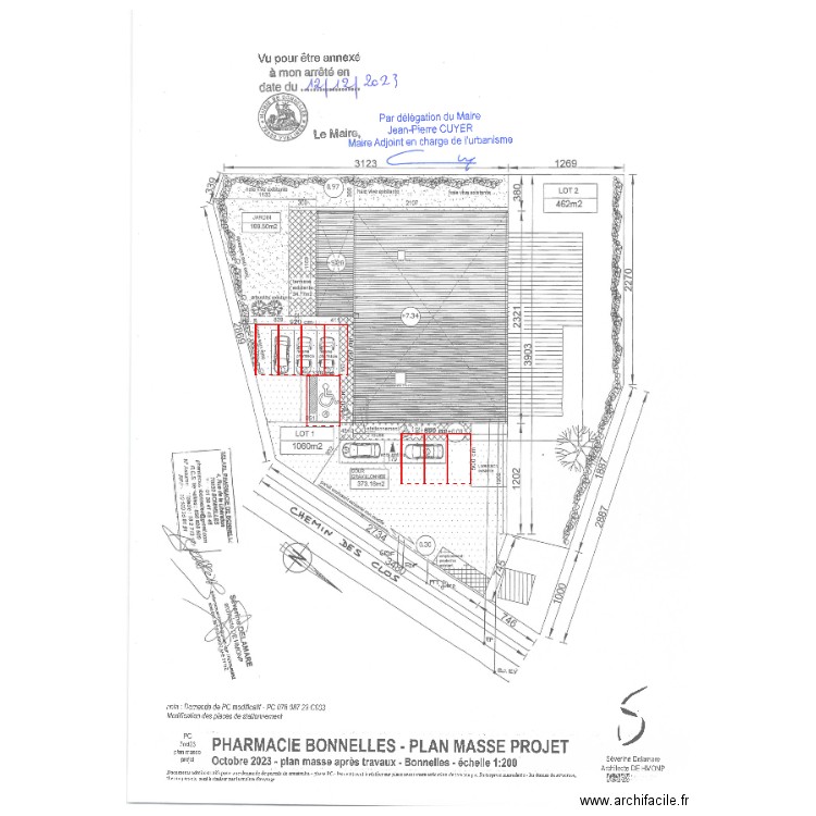 stationement. Plan de 0 pièce et 0 m2