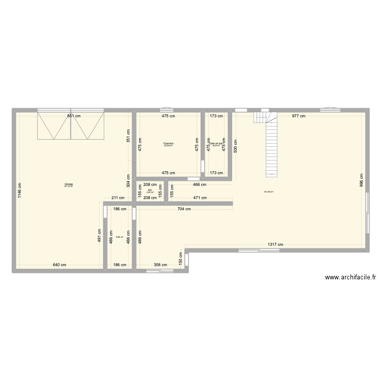 Maison Moult. Plan de 6 pièces et 262 m2