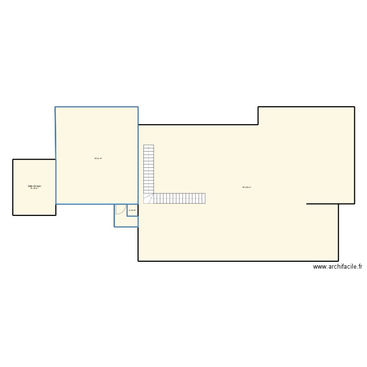 plan 1. Plan de 4 pièces et 261 m2