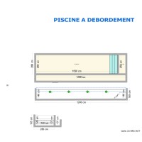 PISCINE A DEBORDEMENT 8 X 4