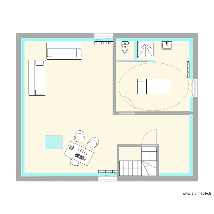 MAISON - 2éme. Plan de 2 pièces et 69 m2