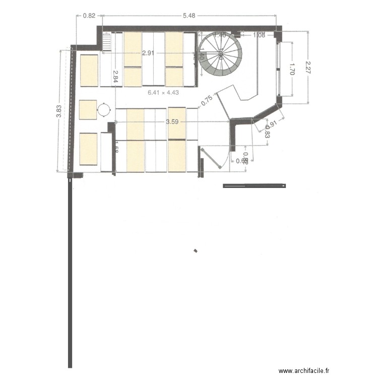 rdc. Plan de 0 pièce et 0 m2