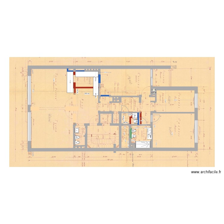 versione min. Plan de 2 pièces et 0 m2