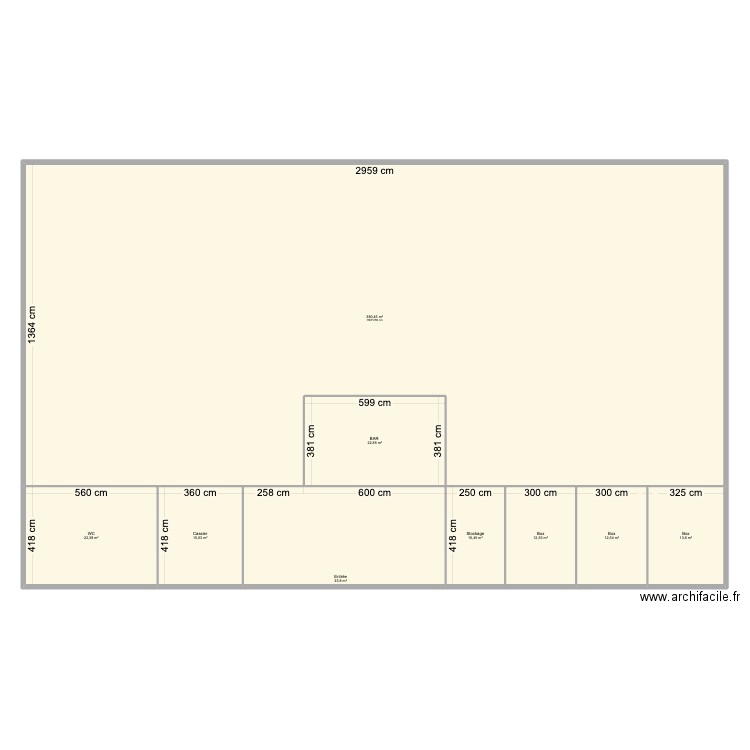 batimwnt lexy. Plan de 9 pièces et 527 m2