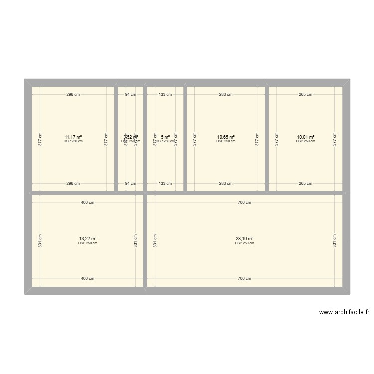 Ariégconstr. Plan de 7 pièces et 77 m2