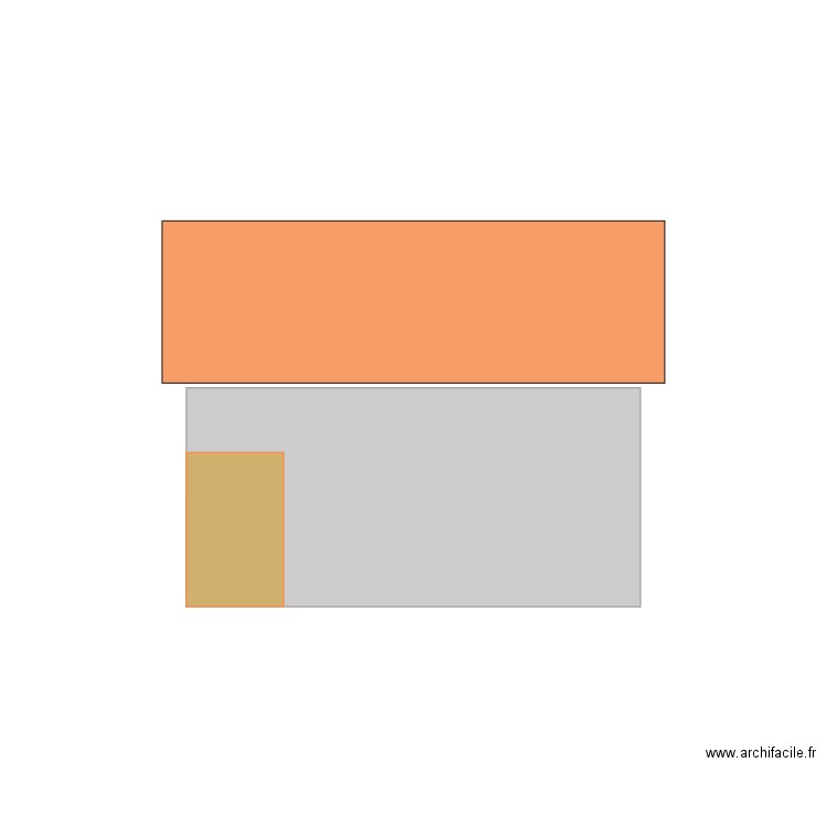 Plan de face abri de jardin pour incrustation photo. Plan de 0 pièce et 0 m2