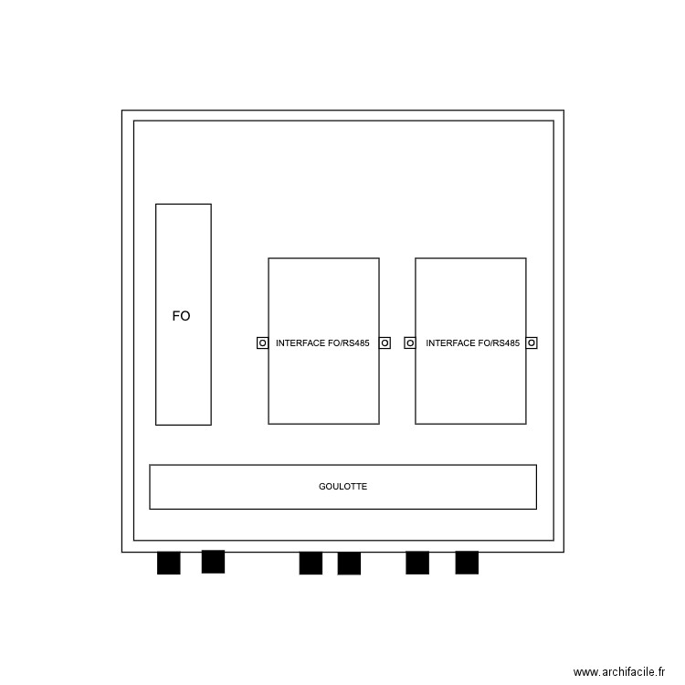 COFFRET FO. Plan de 0 pièce et 0 m2