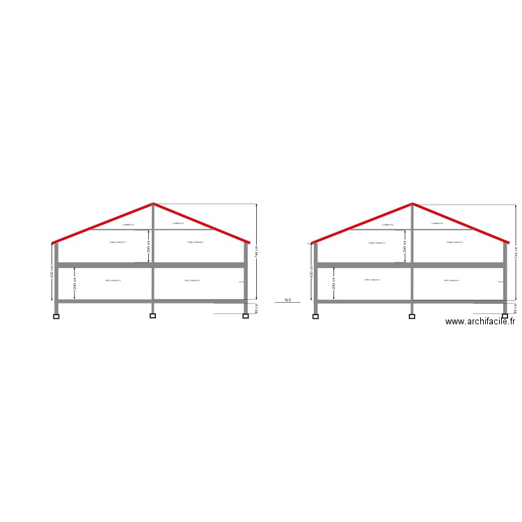 PLAN DE COUPE. Plan de 0 pièce et 0 m2