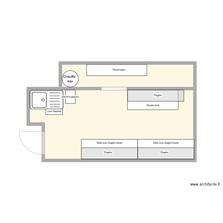 ALAIA - Faubourg - Base. Plan de 2 pièces et 17 m2