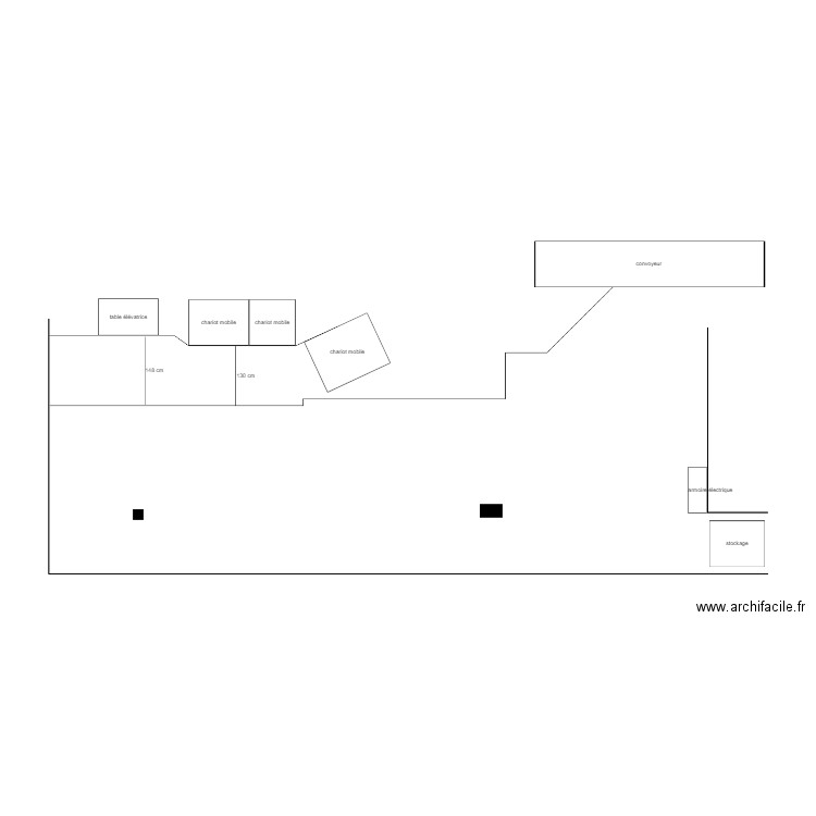 Chaine K vierge. Plan de 0 pièce et 0 m2