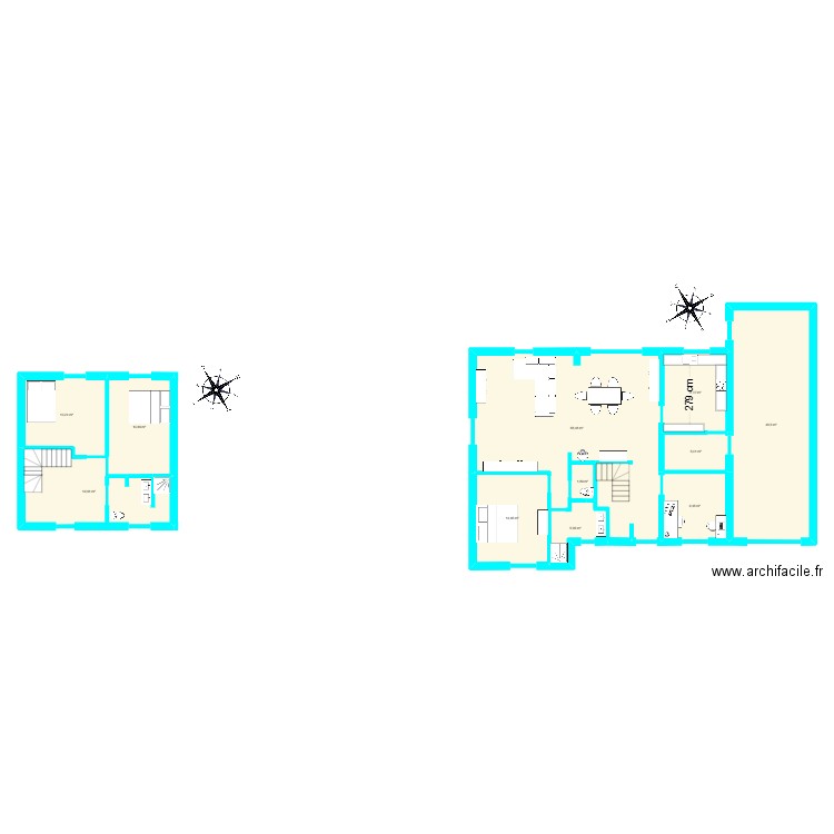 maison du poiré-sur-vie. Plan de 11 pièces et 193 m2