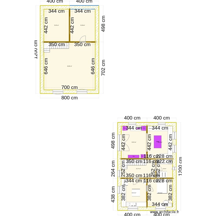 GARAGE_V0. Plan de 9 pièces et 150 m2