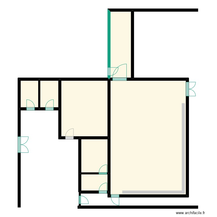 STUDIO TRANSPA. Plan de 7 pièces et 151 m2