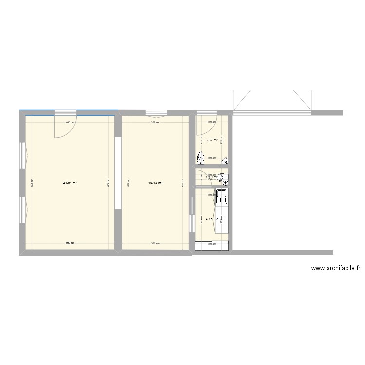 plan mairie. Plan de 5 pièces et 51 m2