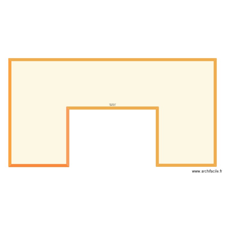 plan2. Plan de 1 pièce et 162 m2