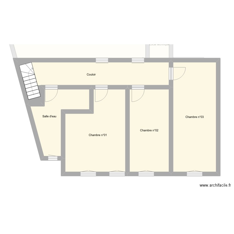 LITTEAU. Plan de 11 pièces et 176 m2