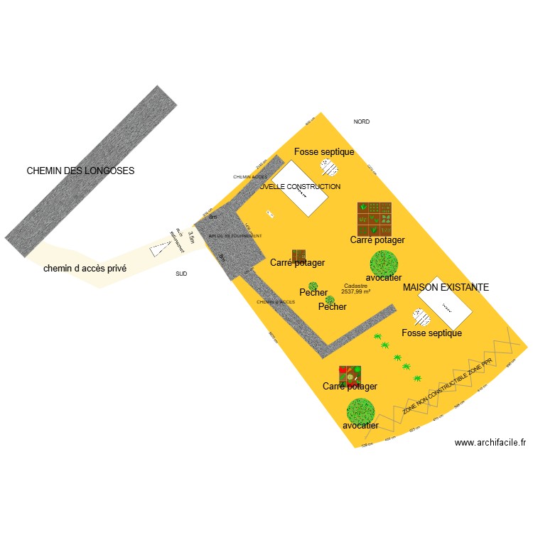 PLAN DE MASSE V2. Plan de 0 pièce et 0 m2