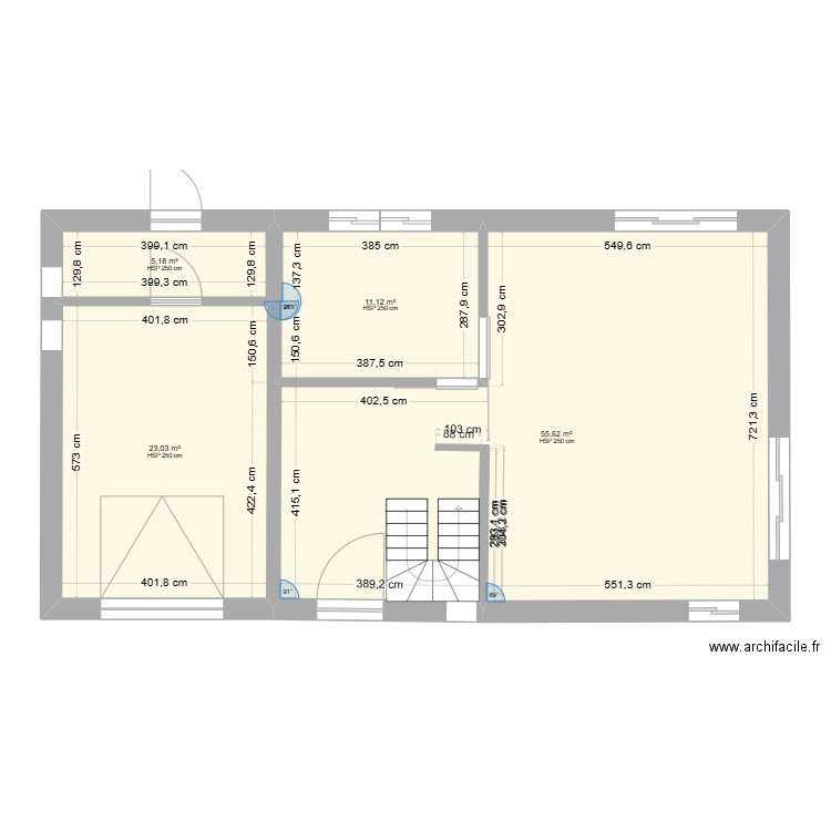 Lot 2 - Projet B2. Plan de 4 pièces et 95 m2