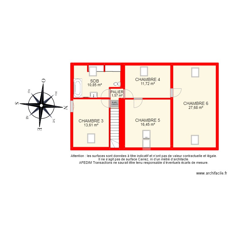 BI 22056 - . Plan de 35 pièces et 284 m2