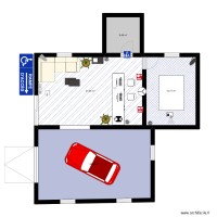 PLAN 2D garage mercedes