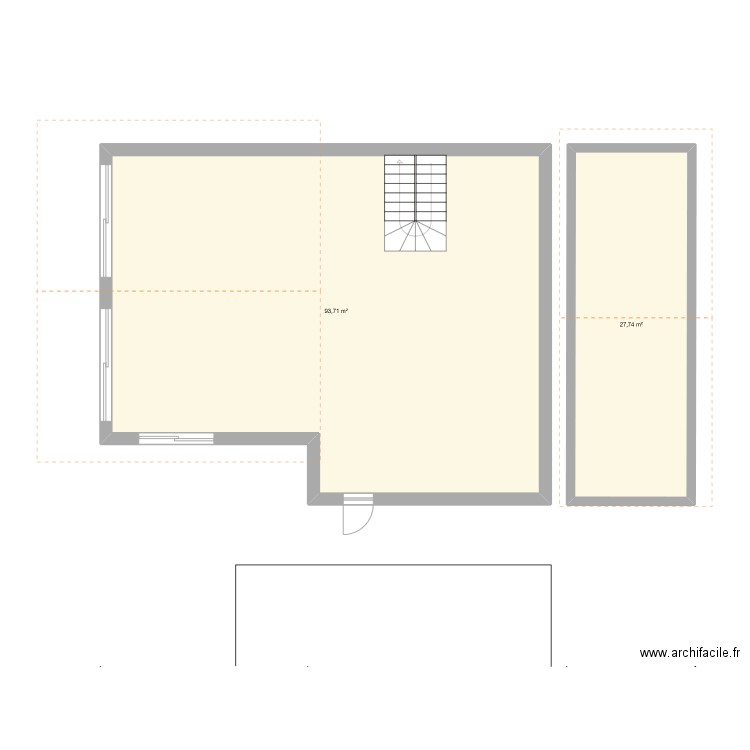 test. Plan de 3 pièces et 193 m2