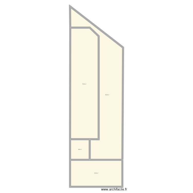 6 av villars bis bis. Plan de 4 pièces et 193 m2