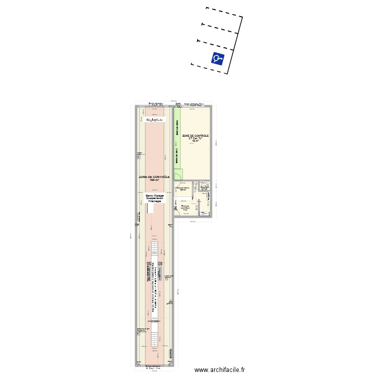 CCT mixte VL/CL  MCT Saint Joseph 97BRSL. Plan de 5 pièces et 234 m2