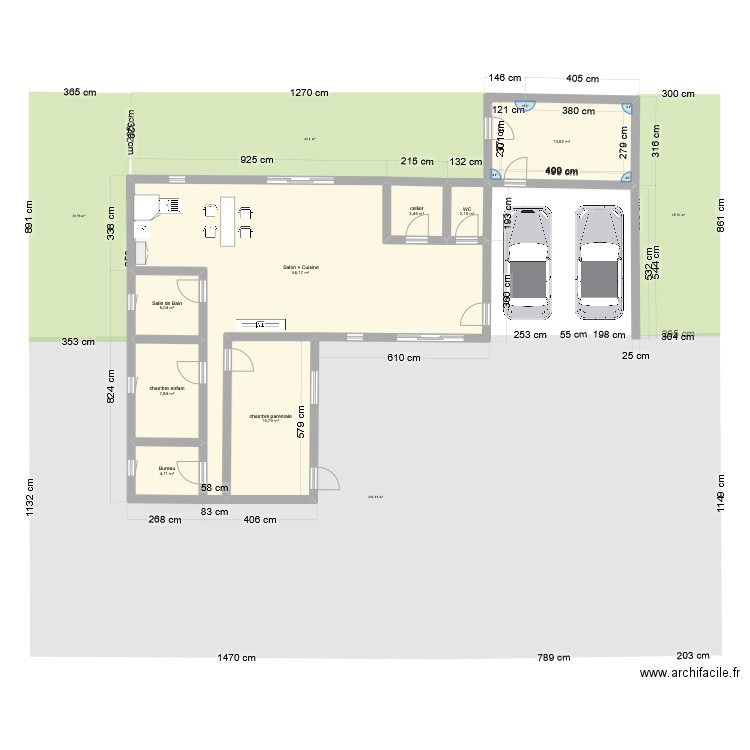 plan maison Dutertre 09.01.25. Plan de 8 pièces et 108 m2