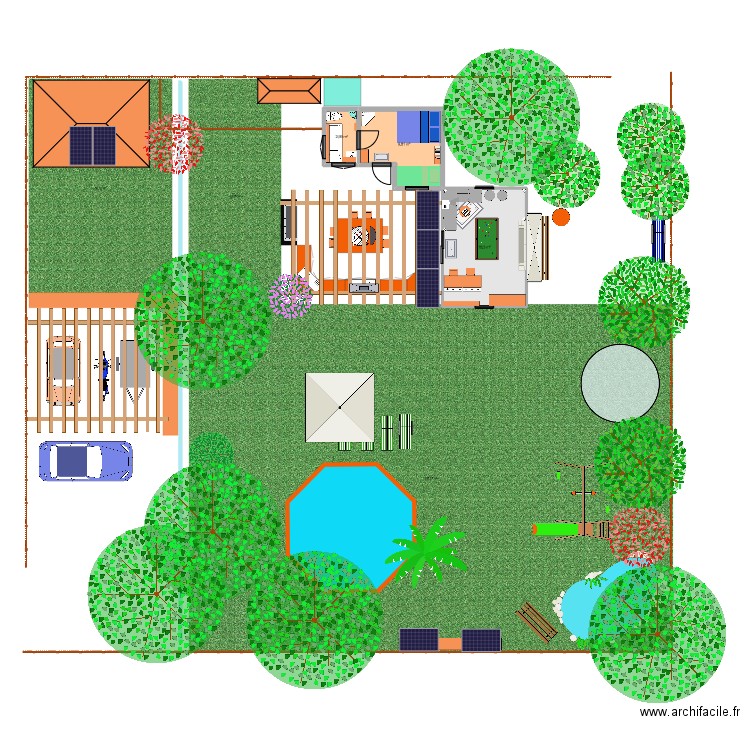 france. Plan de 3 pièces et 31 m2