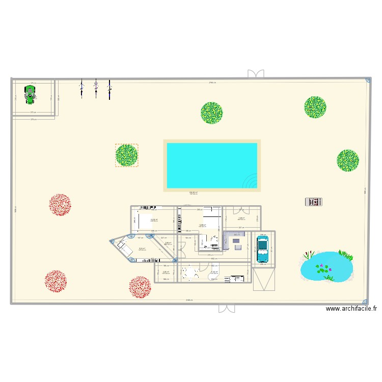 luke 1. Plan de 11 pièces et 705 m2