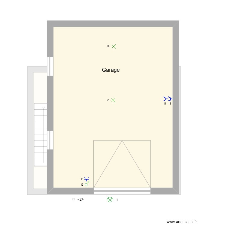 Installation-Fabian. Plan de 9 pièces et 153 m2