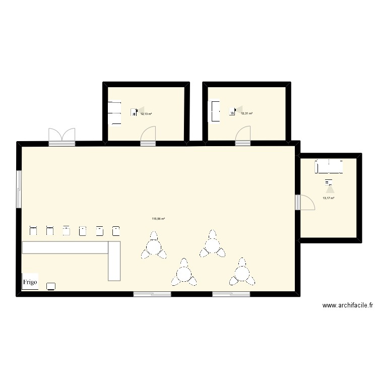 SWING IMPACT. Plan de 4 pièces et 153 m2