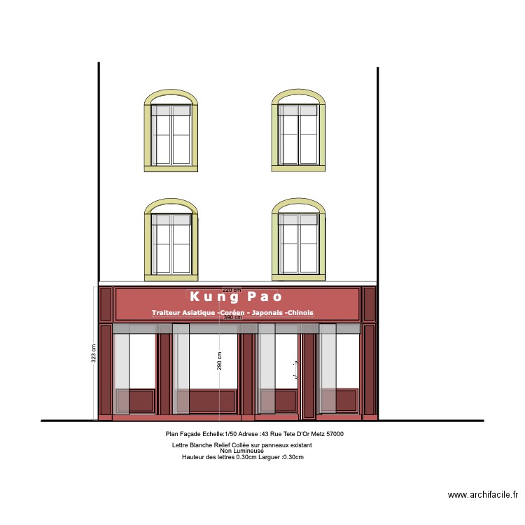 CHI PLAN METZ. Plan de 157 pièces et 2055 m2